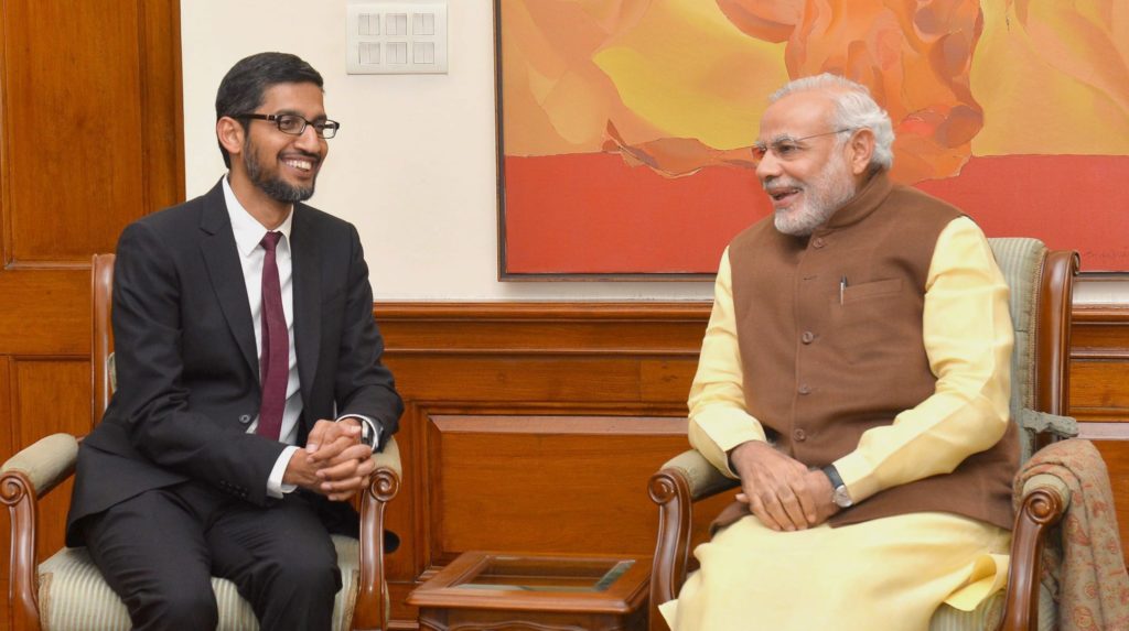 Google CEO meets PM Modi