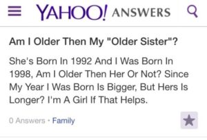 Funny Yahoo Questions