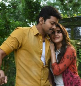The long wait is finally over! The next single from Vijay starrer Mersal, Neethanae is out. The melody is romantic song between Vijay and Samantha, which has music composed by Oscar-award winning musician AR Rahman.