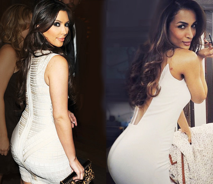 Malaika hot ass Malaika Arora Khan Follows Kim Kardashian Are Style Twins